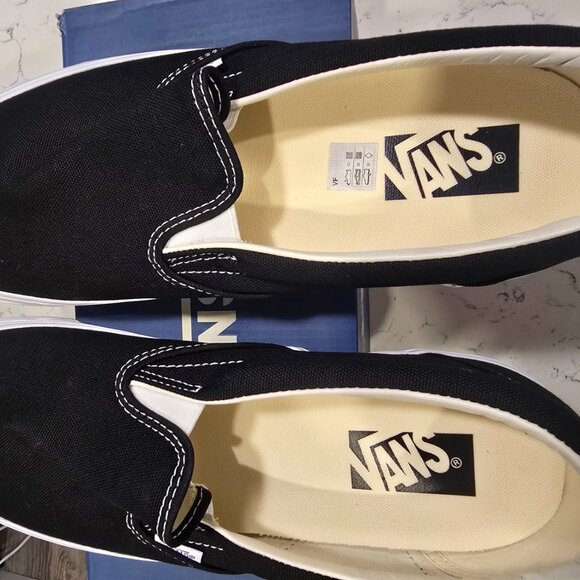 Vans Slip-On Reissue 98 Black White VN000CSEBA2 Men's Size 13 Skate Shoes NEW - Picture 8 of 11